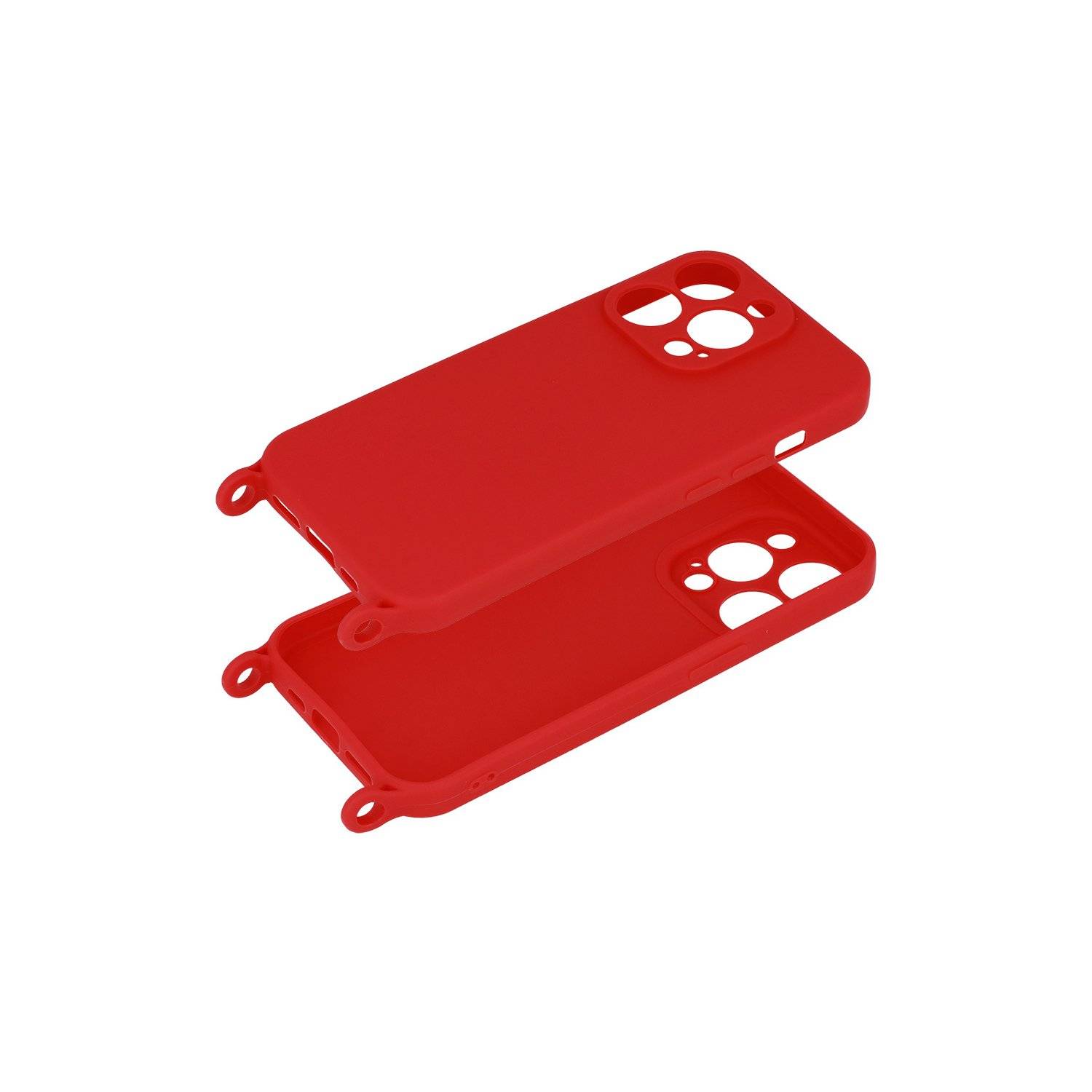 Handy Hülle Umhängehülle kompatibel mit Iphone 15 Pro Max Design 2 Rot