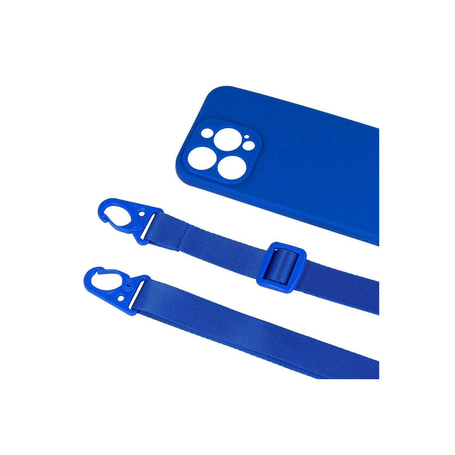 Handy Hülle Umhängehülle kompatibel mit Iphone 15 Design 2 Blau