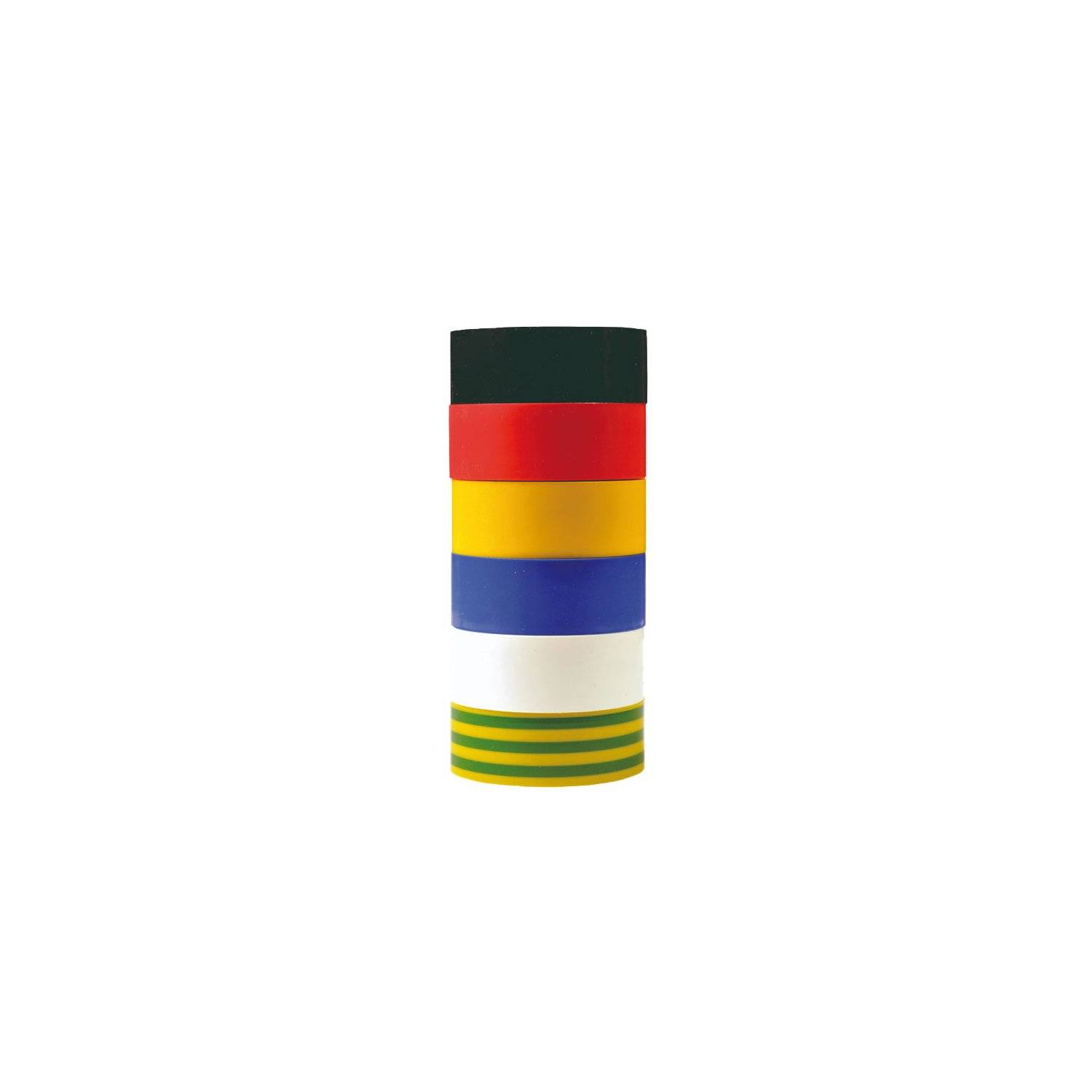 PVC-Isolierband 5m lang 19mm breit '6er Pack'