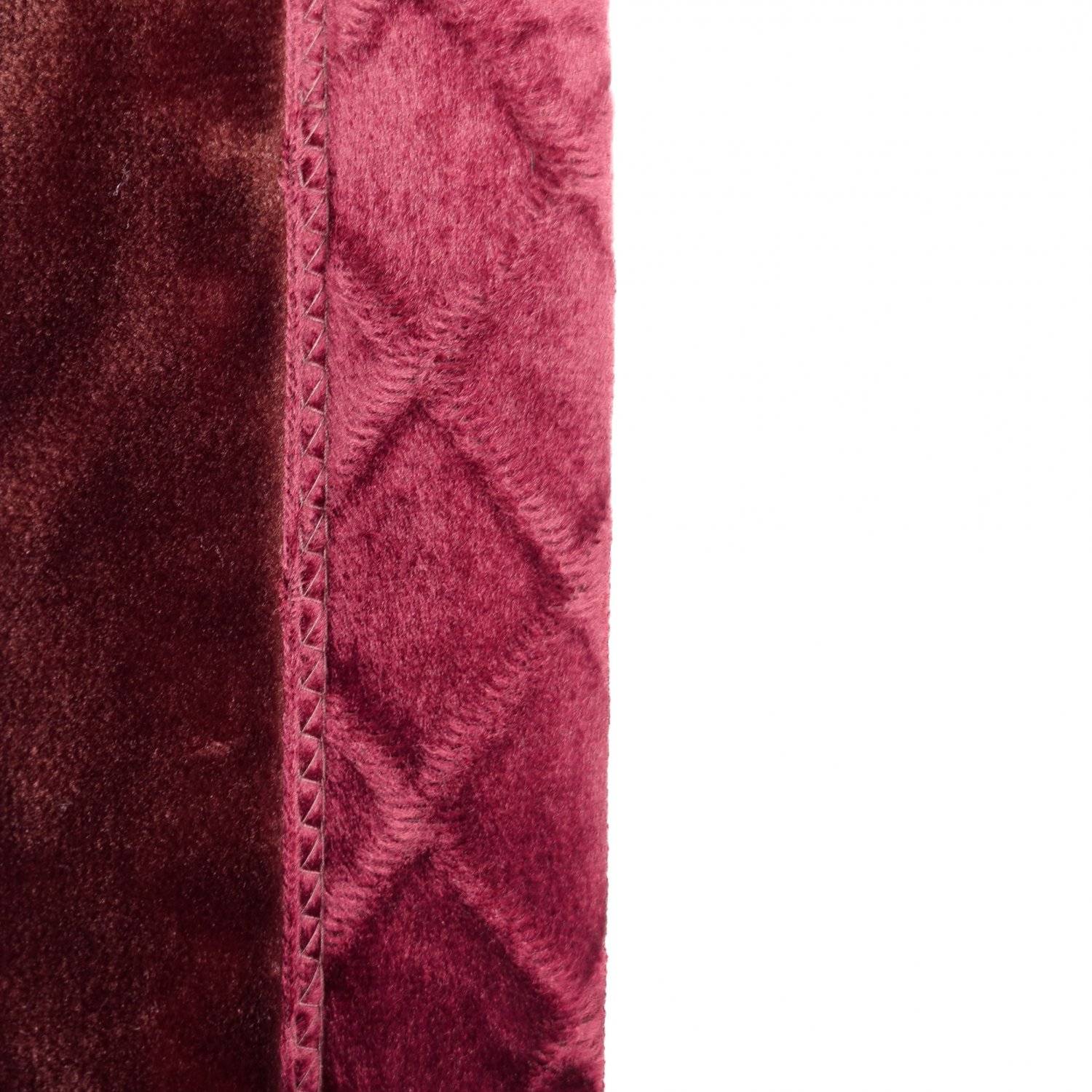 Weiche Decke aus Polyester mit Muster 200 cm x 240 cm Doppellagig Kuscheldecke Fleecedecke Bordeaux