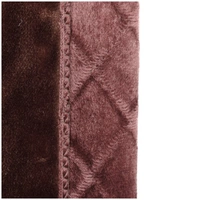 Weiche Decke aus Polyester mit Muster 200 cm x 240 cm Doppellagig Kuscheldecke Fleecedecke Braun Weiche Decke aus Polyester mit Muster 200 cm x 240 cm Doppellagig Kuscheldecke Fleecedecke Braun