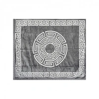 Weiche Decke aus Polyester mit Muster 200 cm x 240 cm Doppellagig Kuscheldecke Fleecedecke Grau Weiche Decke aus Polyester mit Muster 200 cm x 240 cm Doppellagig Kuscheldecke Fleecedecke Grau