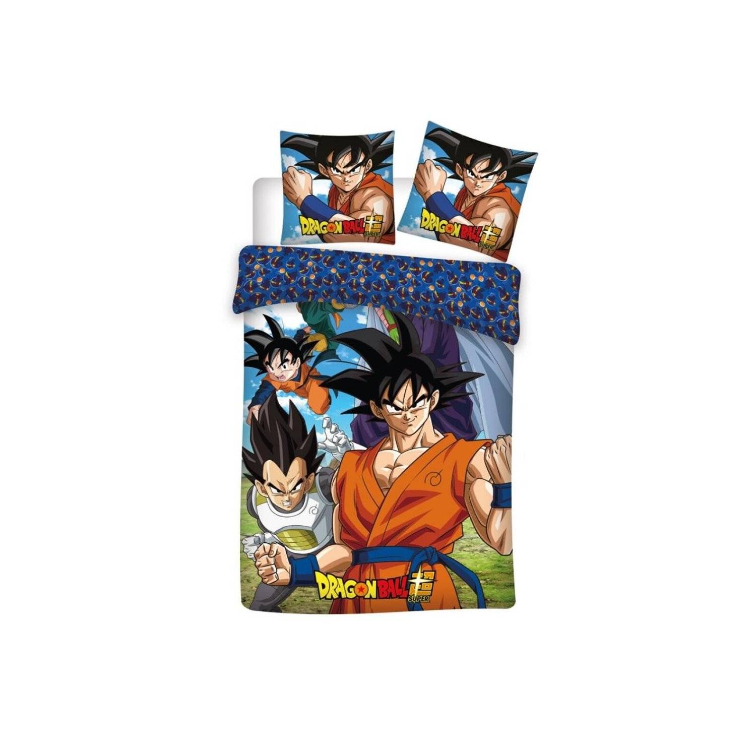 DRAGON BALL - Bettgarnitur 140x200cm - 100% Baumwolle Bettwäsche