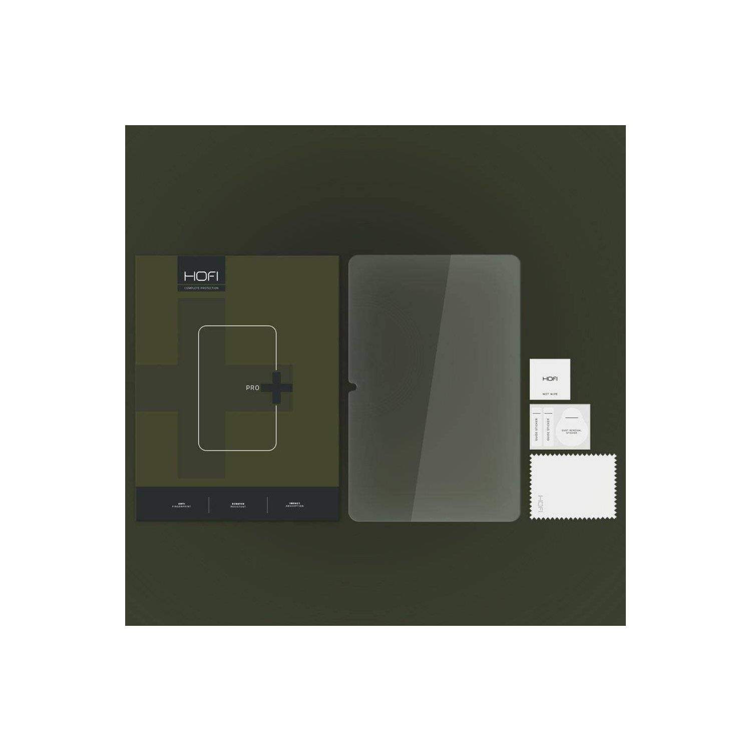 Displayschutzglas Gehärtetes Glas kompatibel mit Samsung Galaxy Tab A9+ 11.0 HOFI Glas Pro+ Klar