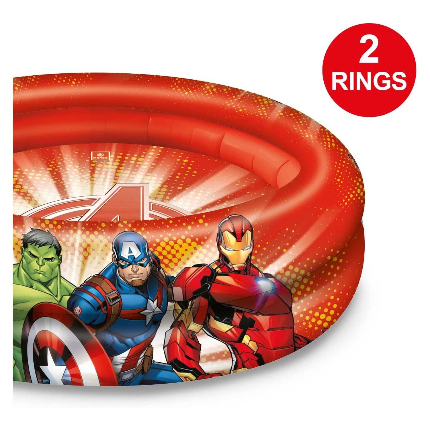 AVENGERS | 2 Rings Pool - aufblasbares Pool - 2 Ringe - Durchmesser 100 cm -