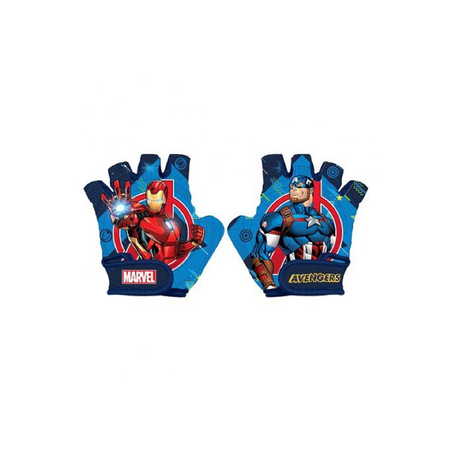 Disney Jungen Avengers Fahrradhanschuhe, Mehrfarbig, Größe S (Handumfang ca. 15cm)