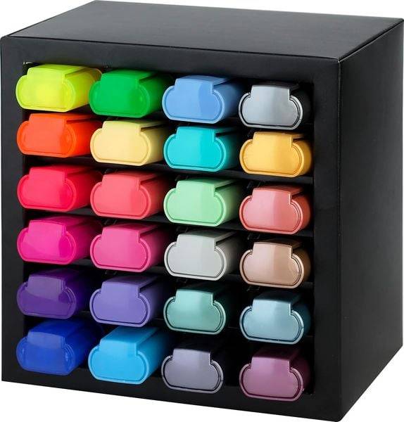 FABER-CASTELL 254602 - 24 Stück(e) - Mehrfarbig - Meißel - Mehrfarbig - 1 mm - 5 mm