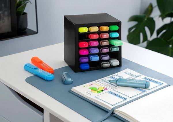 Faber-Castell Textmarker TL 46 24er Tisch-Set