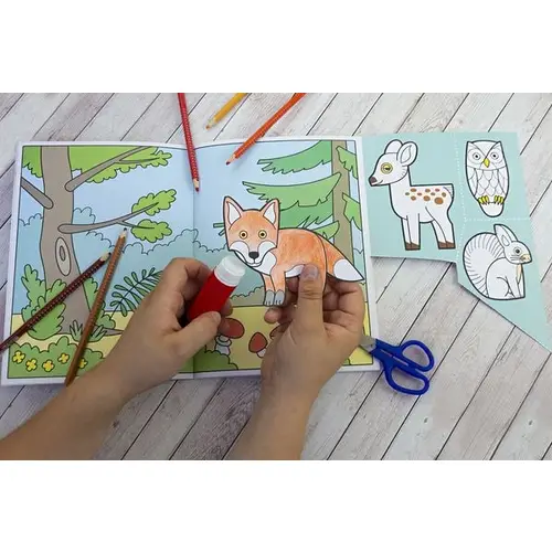 Wir basteln! - Malen, Ausschneiden, Kleben - Tiere Wir basteln! - Malen, Ausschneiden, Kleben - Tiere