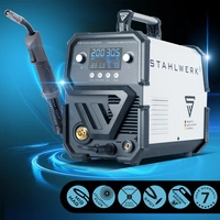 STAHLWERK Schweißgerät MIG MAG 200 ST Digital IGBT Schutzgas mit 200 A STAHLWERK Schweißgerät MIG MAG 200 ST Digital IGBT Schutzgas mit 200 A