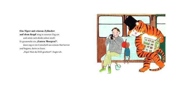 Ein Tiger im Zug