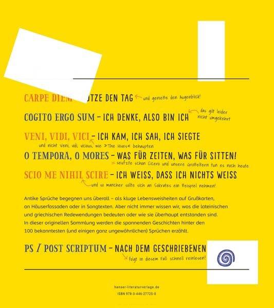 Von Carpe Diem bis Post Scriptum
