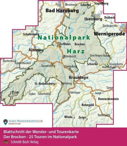 Der Brocken 1:30 000