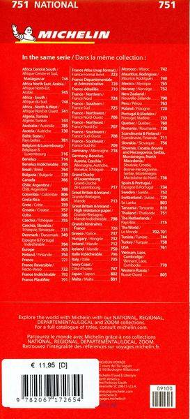 Thailand - Michelin National Map 751