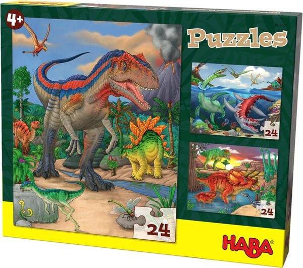 HABA - Puzzles Dinosaurier