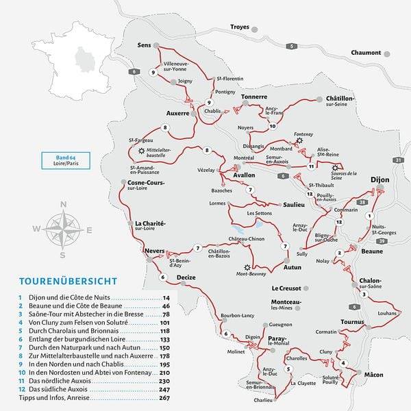 Entdeckertouren mit dem Wohnmobil Burgund