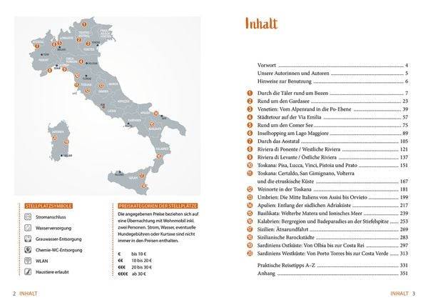 Reise Know-How Womo & weg: Italien – Die schönsten Touren von den Alpen bis Sizilien
