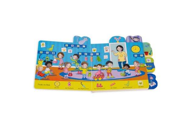Suchbuch für kleine Entdecker. Im Kindergarten