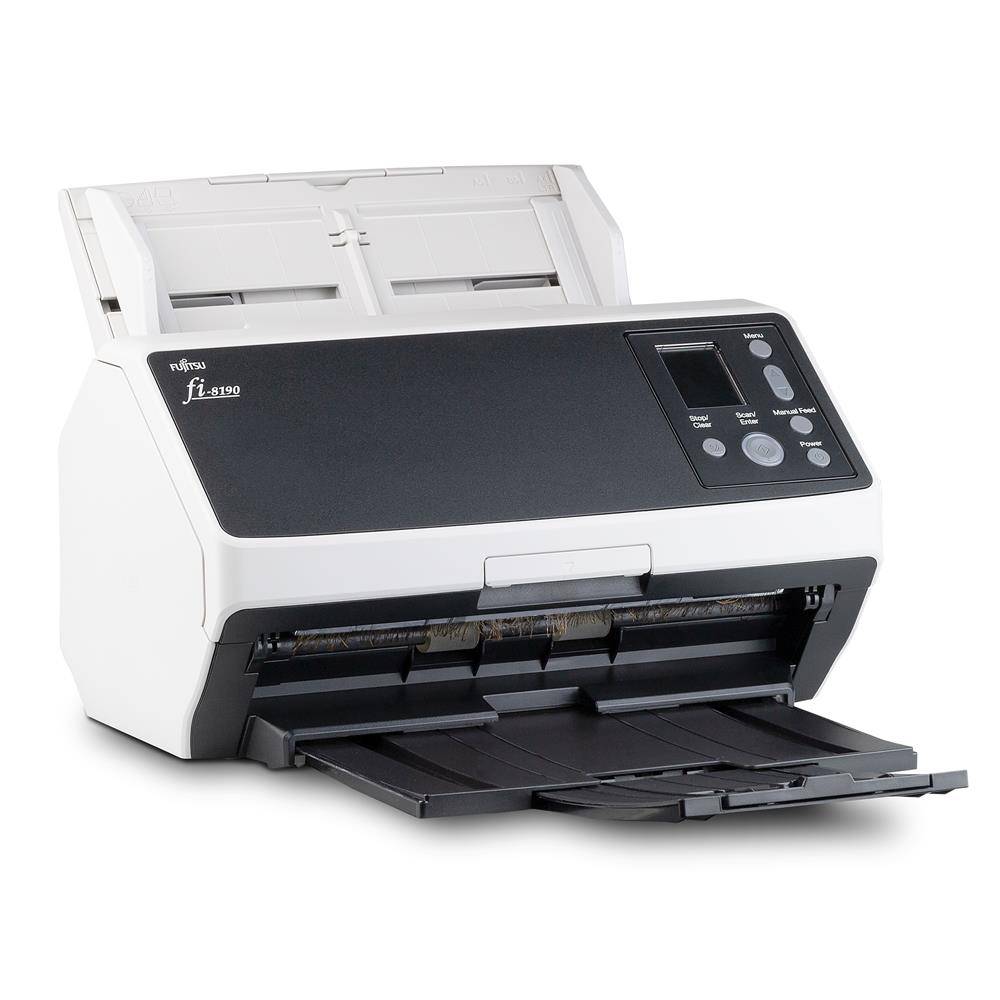 Fujitsu fi-8190 (Refurbished) Dokumentenscanner (90 S/min. farbe, 600 dpi, ADF, Duplex, USB, GigaBit LAN)