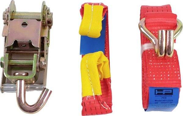 HP Autozubehör 12329 Autotransport-Zurrgurt Zugkraft LC Niederzurren (einzeln/direkt)=2000 daN (L x B x H) 3500 x 50 x 20 mm Ratsche EN 12195-2
