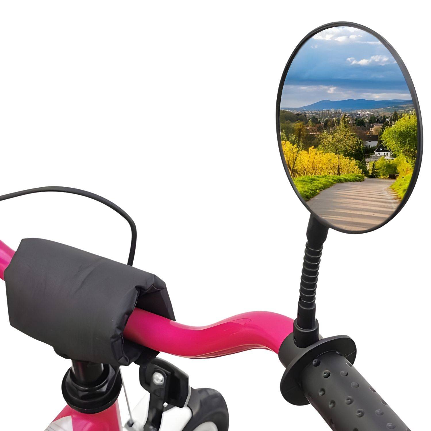 Red Loon Kinder Fahrradspiegel für Lenker - Rückspiegel Fahrrad Fahrradrückspiegel Kinderfahrrad - Lenkerspiegel Fahrrad Spiegel Rückspiegel - rec