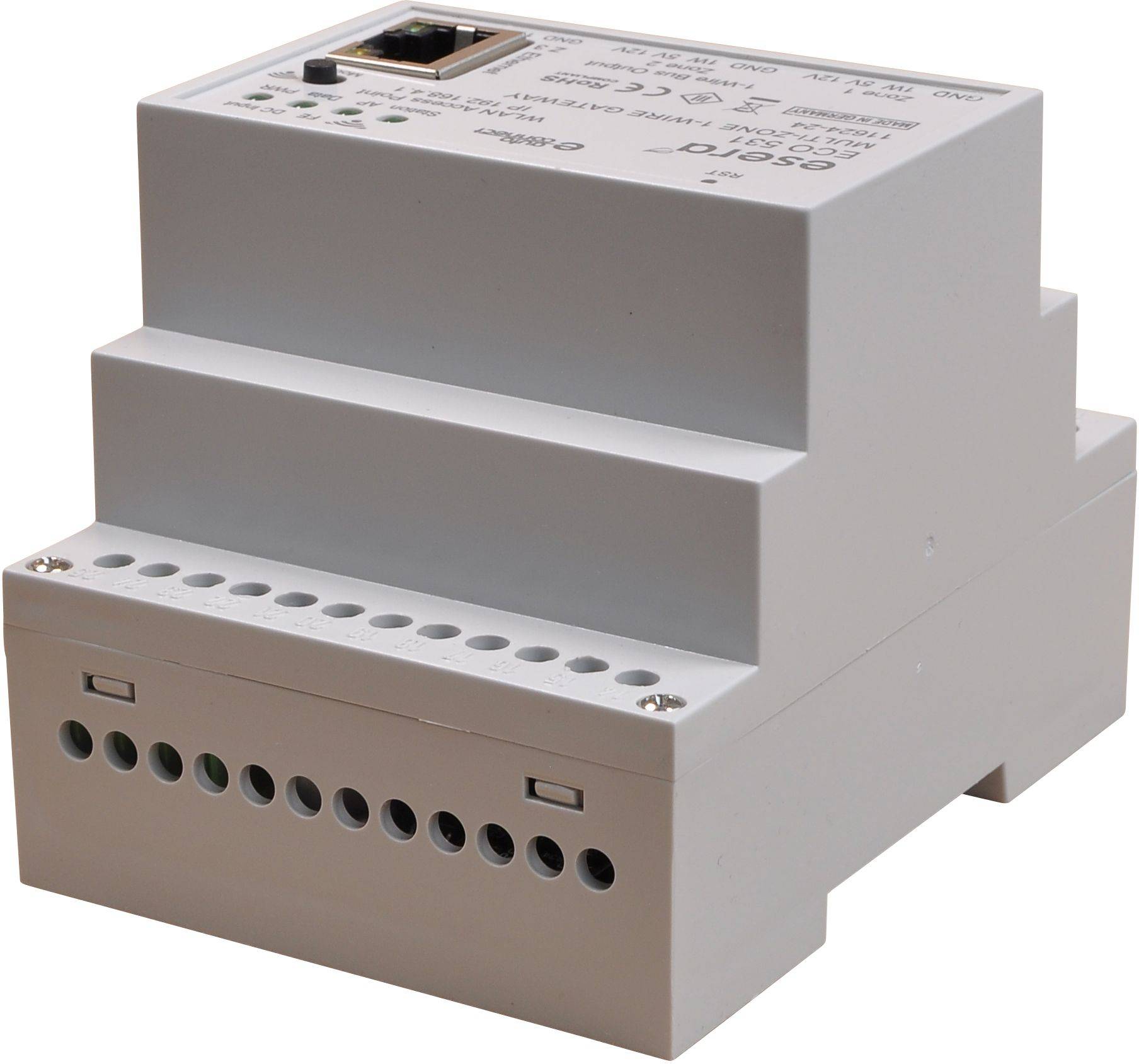 ECO 531 Zentraleinheit Industrial Multizone 1-Wire Sensor-Actor-Gateway
