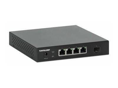 Intellinet Switch - unmanaged - 4 x 10/100/1000/2.5G + 1 x 10 Gigabit SFP+ (Uplink)