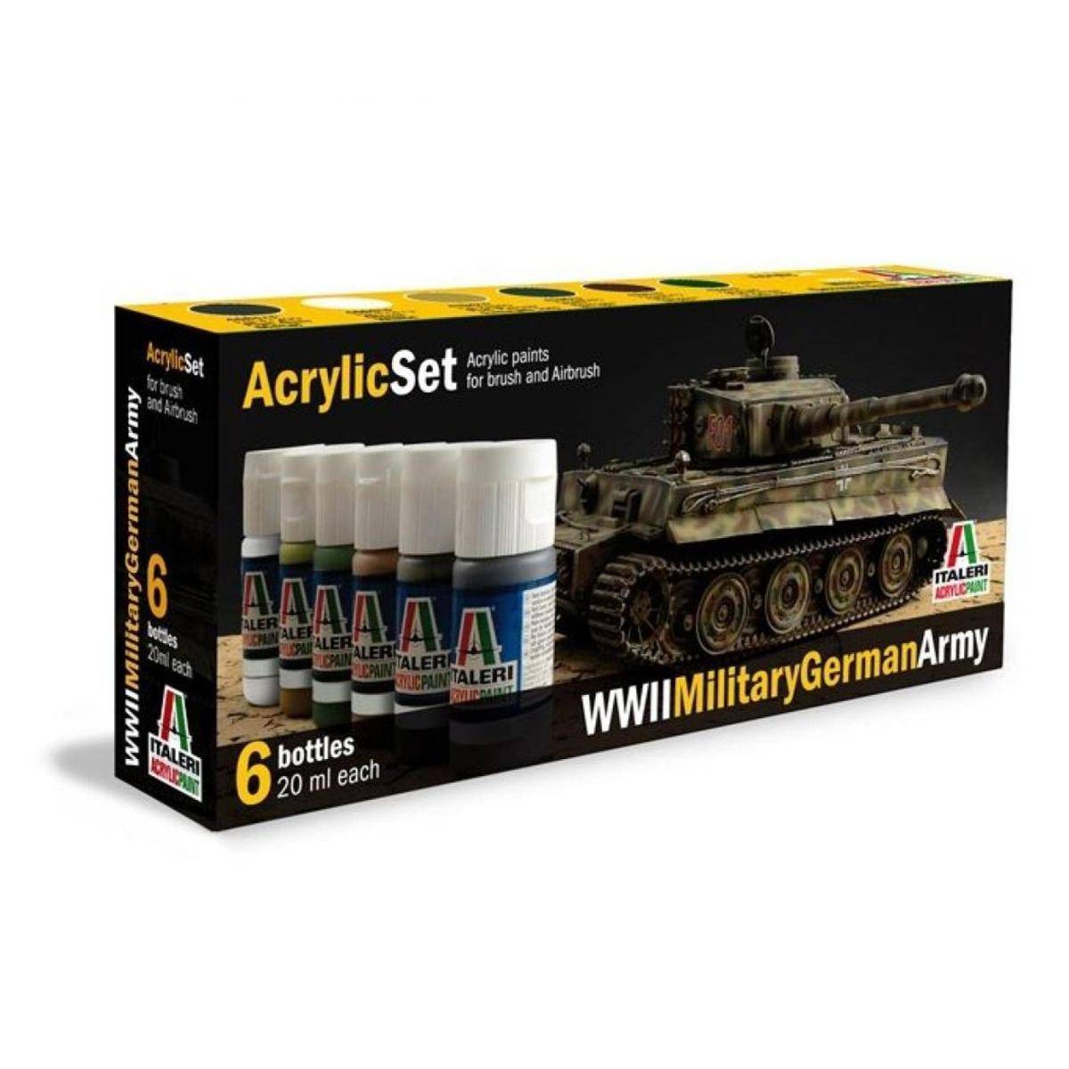 433 - Acryl Set WWII Military German Army