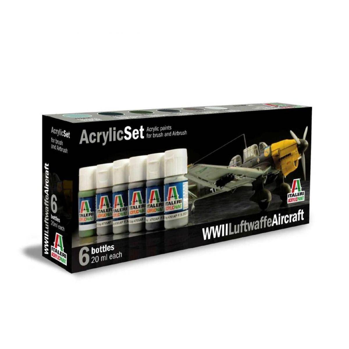 436 - Acryl Set WWII Luftwaffe Aircraft