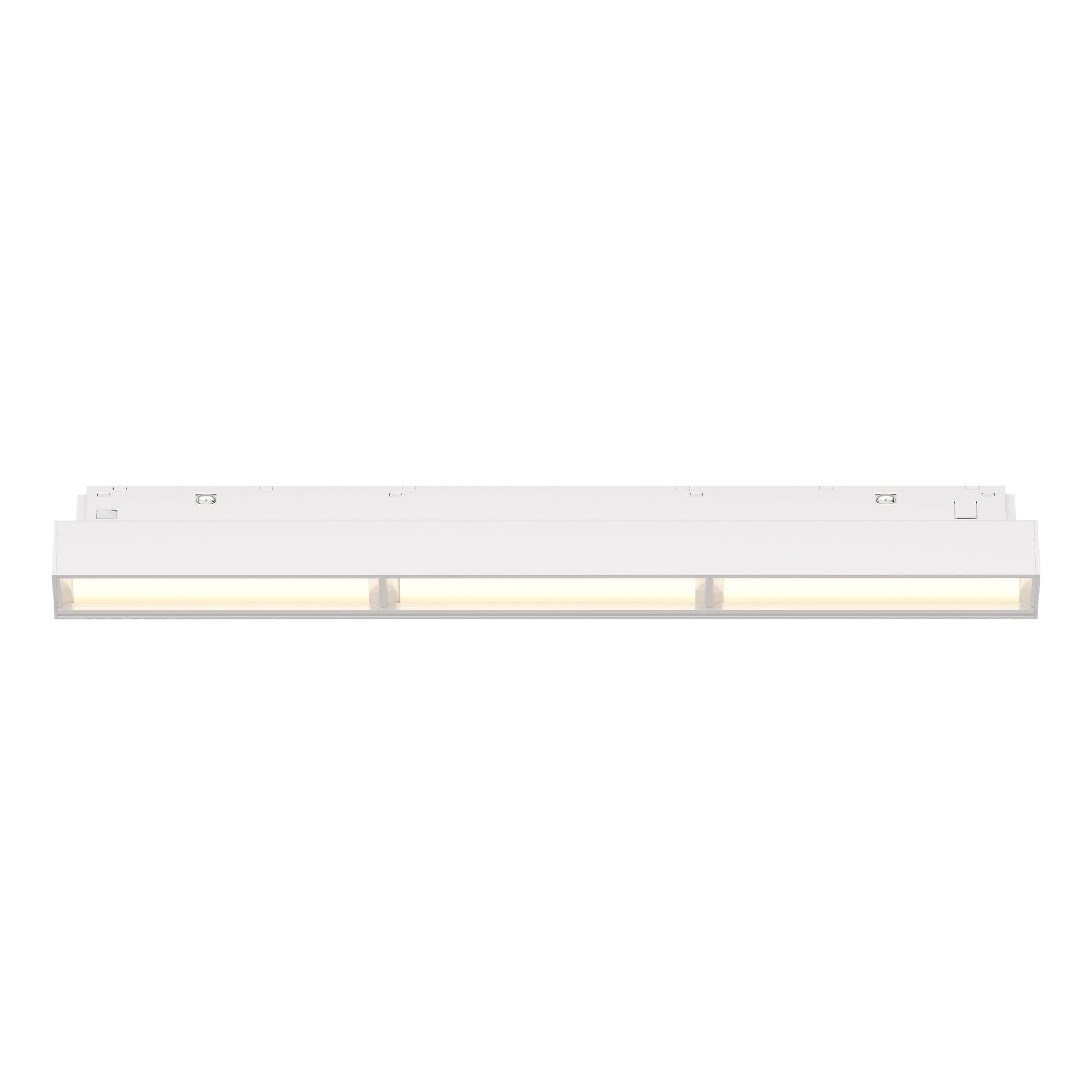 Maytoni Moderne Langfeldleuchte für Magnetschienensystem Exility Parete LED incl. Weiß aus , Aluminum Energieeffizient 18W für Küche, Schlafzim