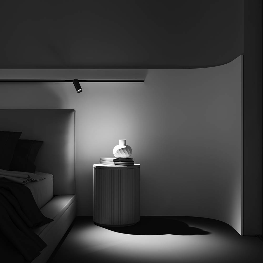 Maytoni Moderne Strahler für Magnetschienen-System Exility Focus LED LED incl. Schwarz und Messing aus , Aluminum Energieeffizient 12W für Küche