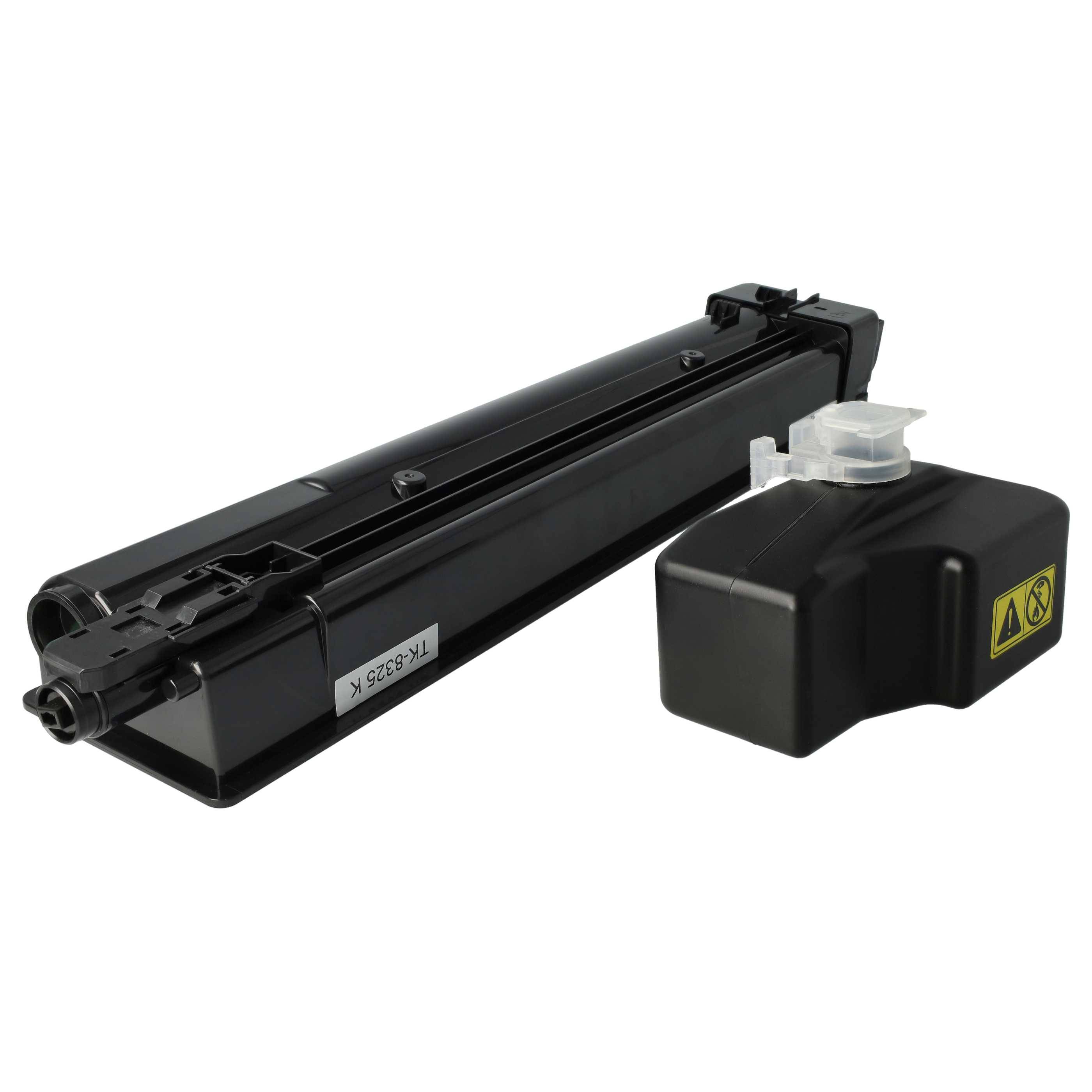 vhbw Toner kompatibel mit Kyocera TASKalfa 2551ci, 2552ci Drucker - Kompatible Tonerkartusche + Resttonerbehälter, Schwarz