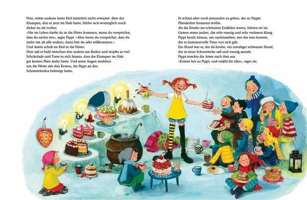 Pippi plündert den Weihnachtsbaum