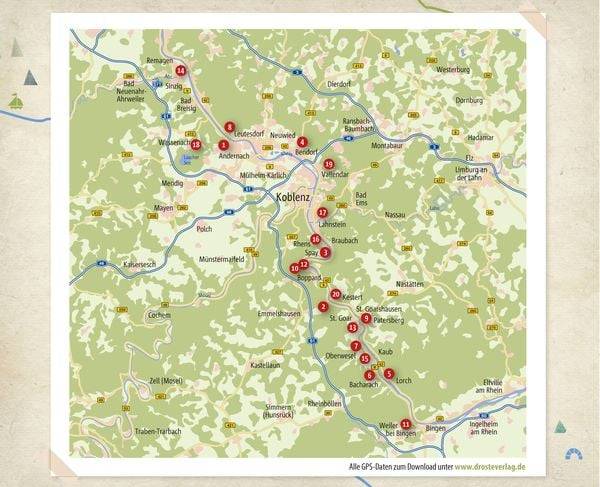 Mittelrhein. Wandern für die Seele