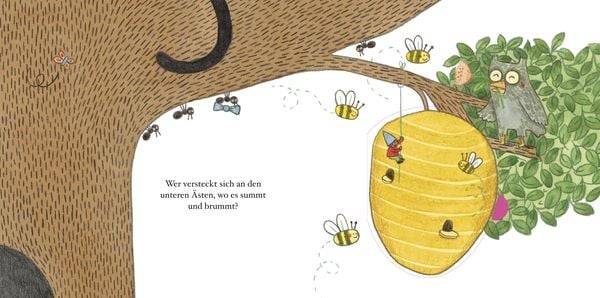 Im Baum ist was los - Pappbilderbuch mit Klappen