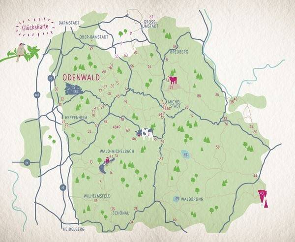 Glücksorte im Odenwald