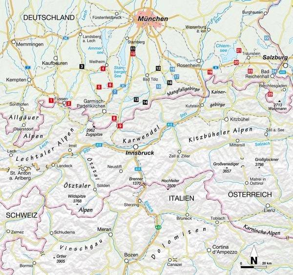 Leichte E-Bike-Touren Oberbayern