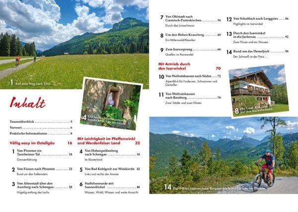 Leichte E-Bike-Touren Oberbayern