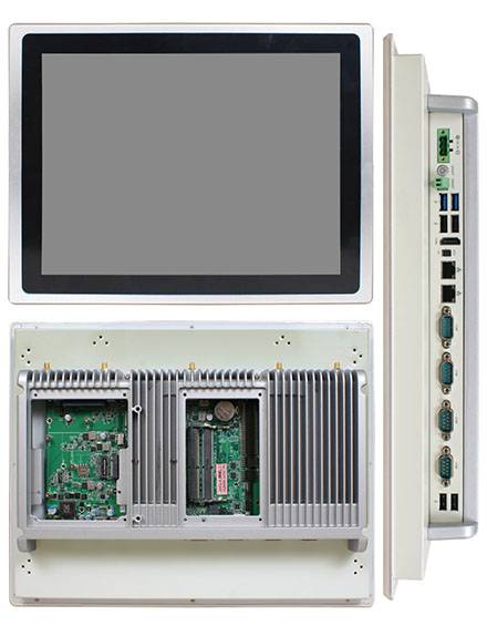 Jetway HPC150C-DCP1135G7 PanelPC (Intel Tiger Lake i5-1135G7) [15.0" Touch Panel TFT, IP65]