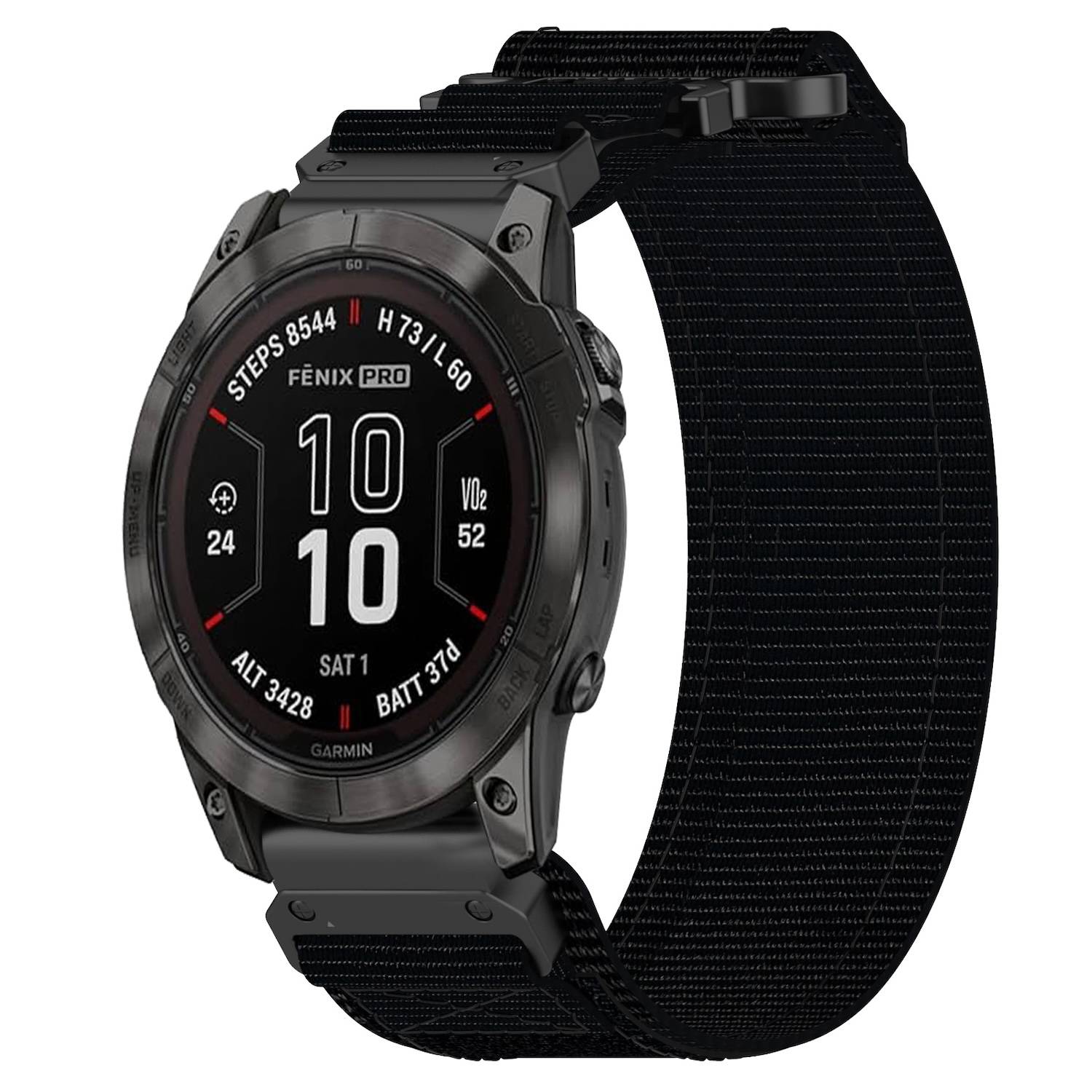 Für Garmin Fenix 7 Pro Elastisches hochwertiges Nylon Ersatz Arm Band