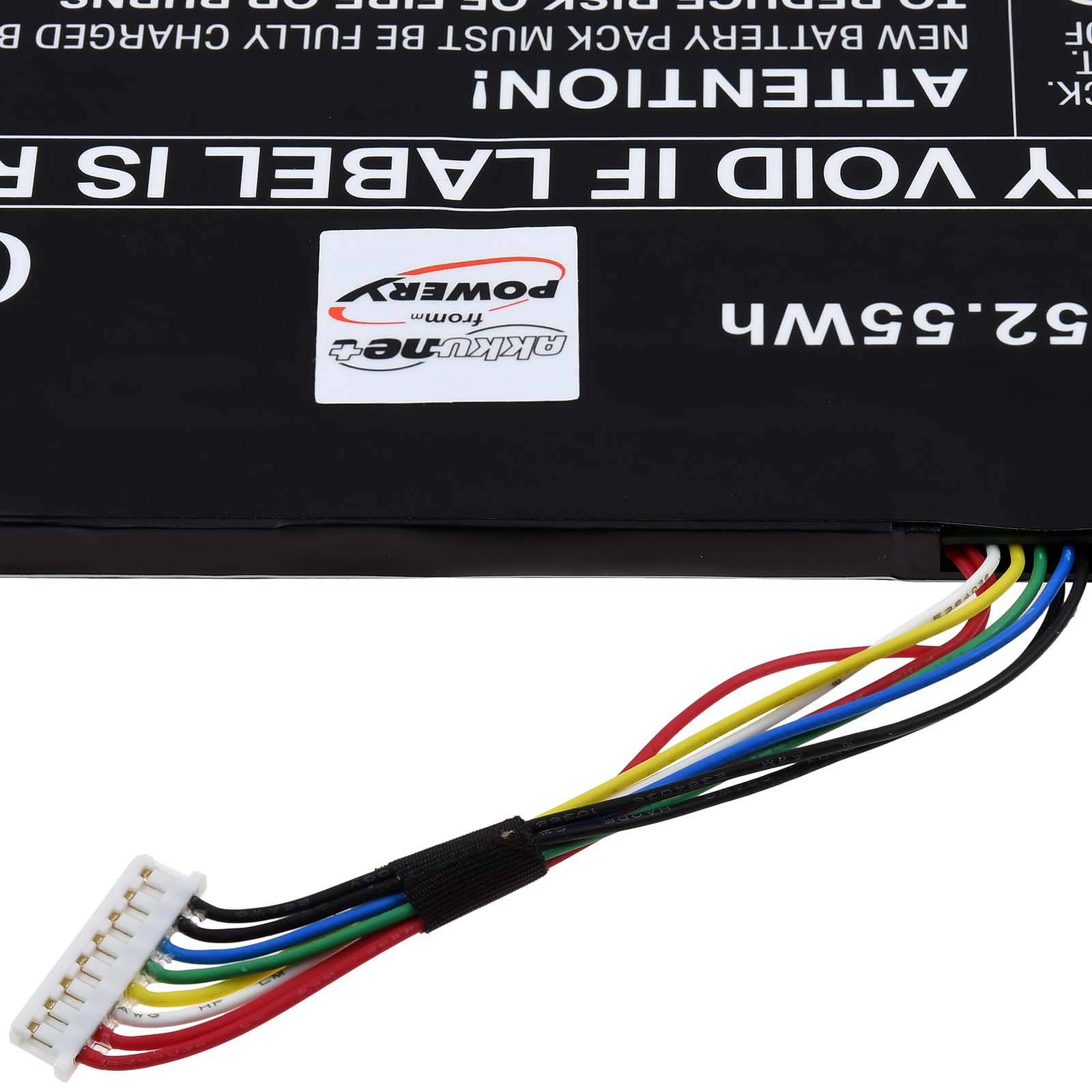 Powery Akku für Acer Swift 3 SF314-511-54P6 Laptop, 11,55V, Li-Polymer