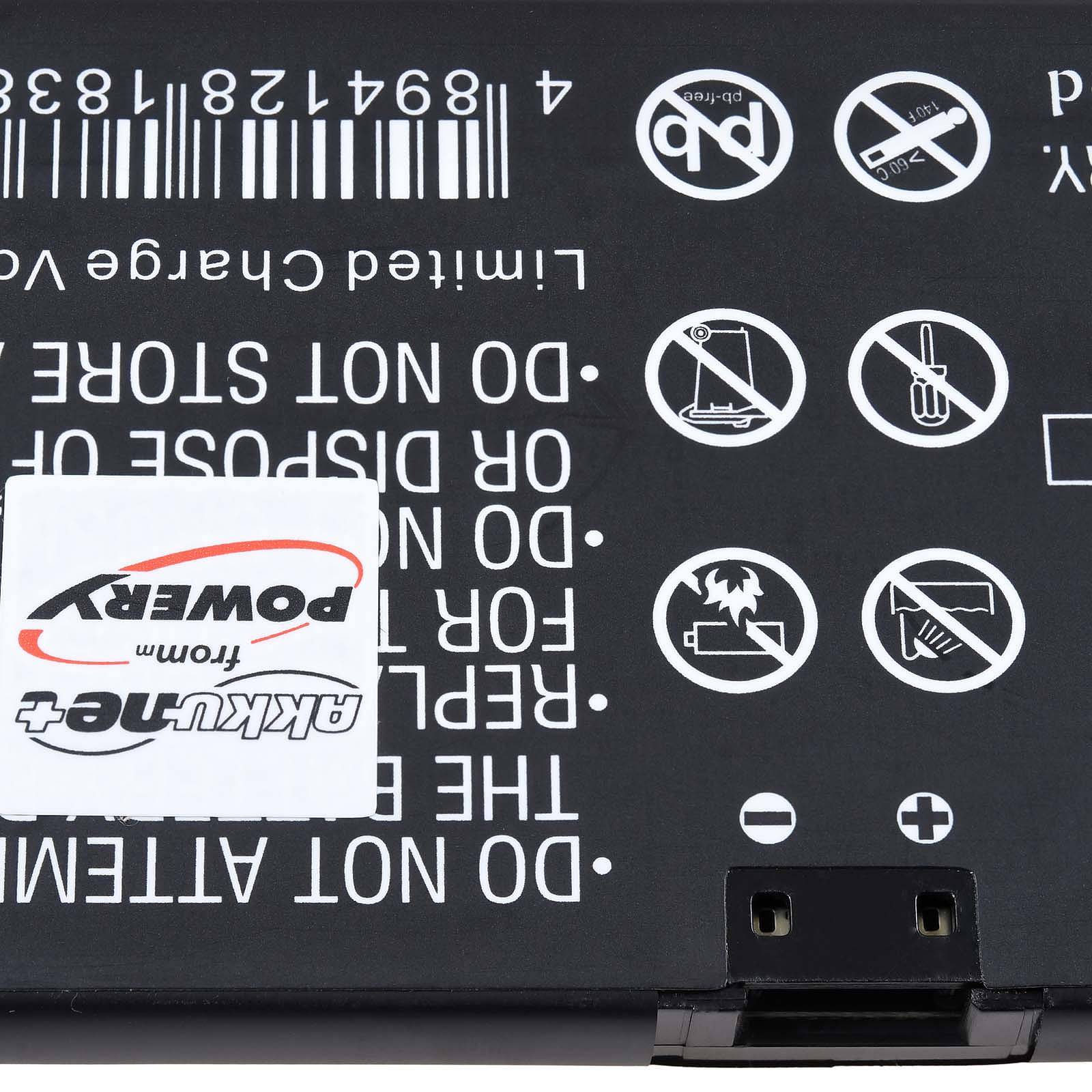 Powery Akku für Asus TUF Dash F15 FX517ZC-HN098W Laptop, 15,48V, Li-Polymer
