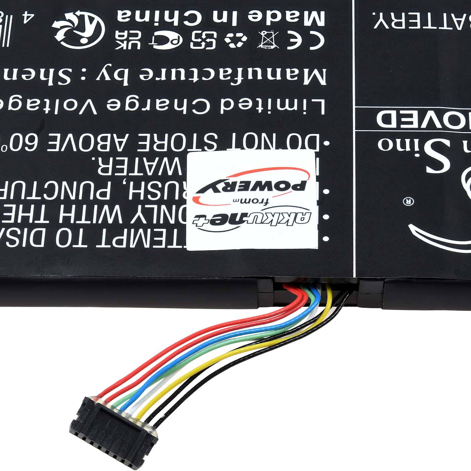 Powery Akku für Lenovo Yoga C940-15IRH 81TE0018GE Laptop, 15,36V, Li-Polymer