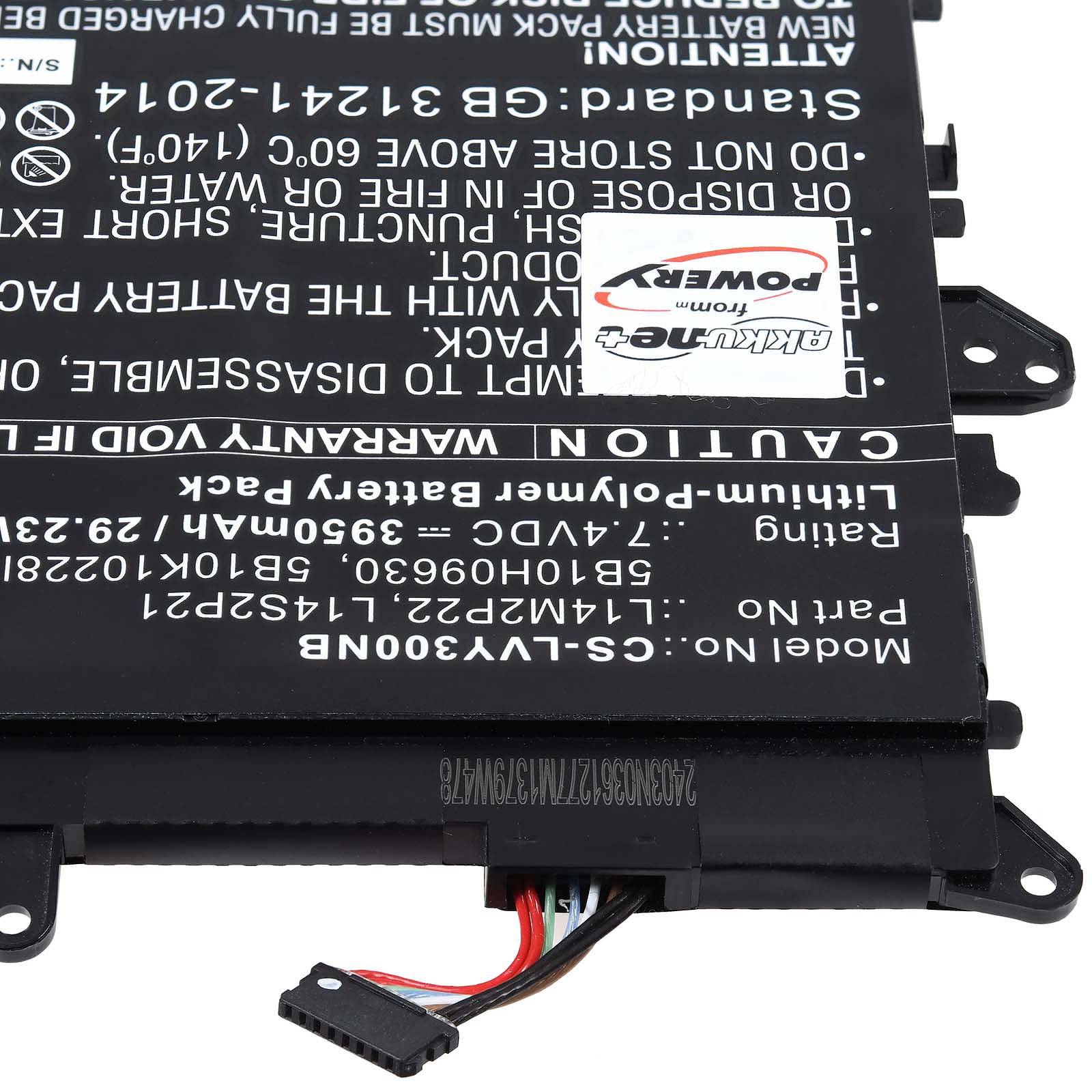 Powery Akku kompatibel mit Lenovo Typ 5B10H09630, 7,4V, Li-Polymer
