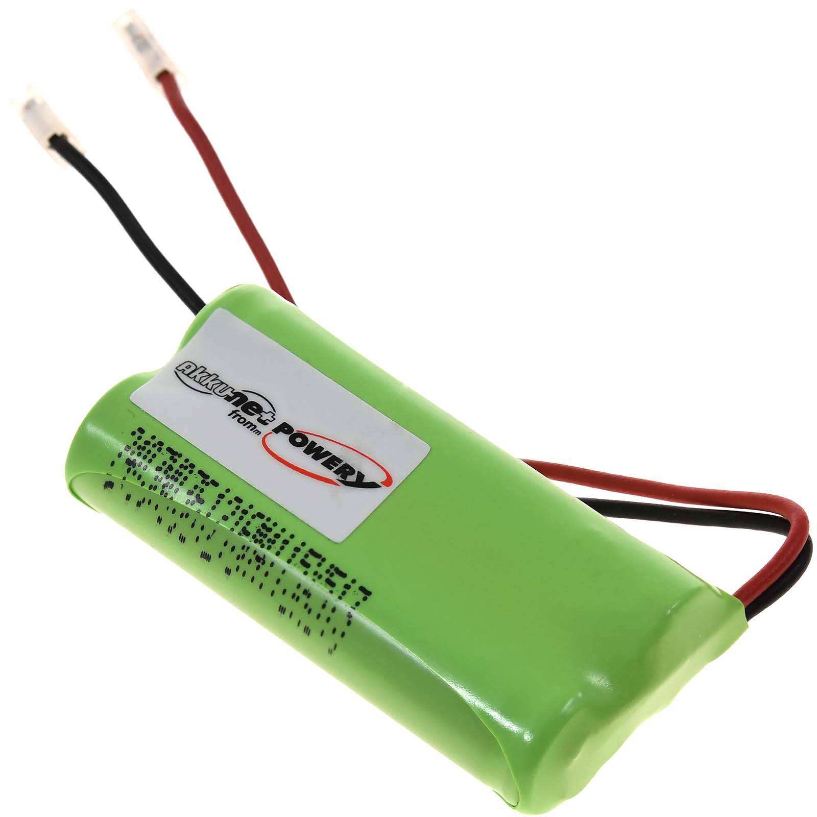 Powery Universal Akkupack mit 2xAAA, 2,4V, NiMH