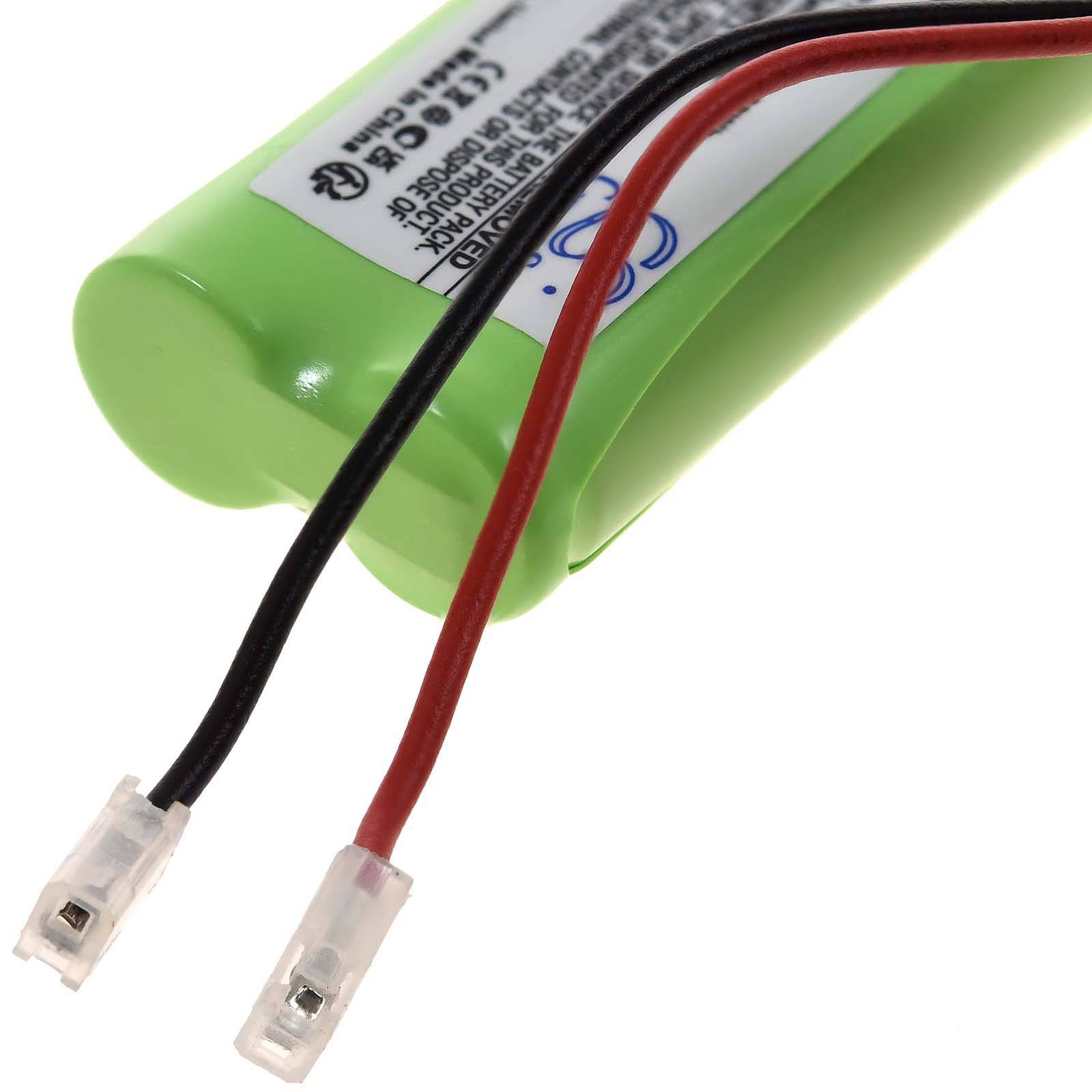 Powery Universal Akkupack mit 2xAAA, 2,4V, NiMH