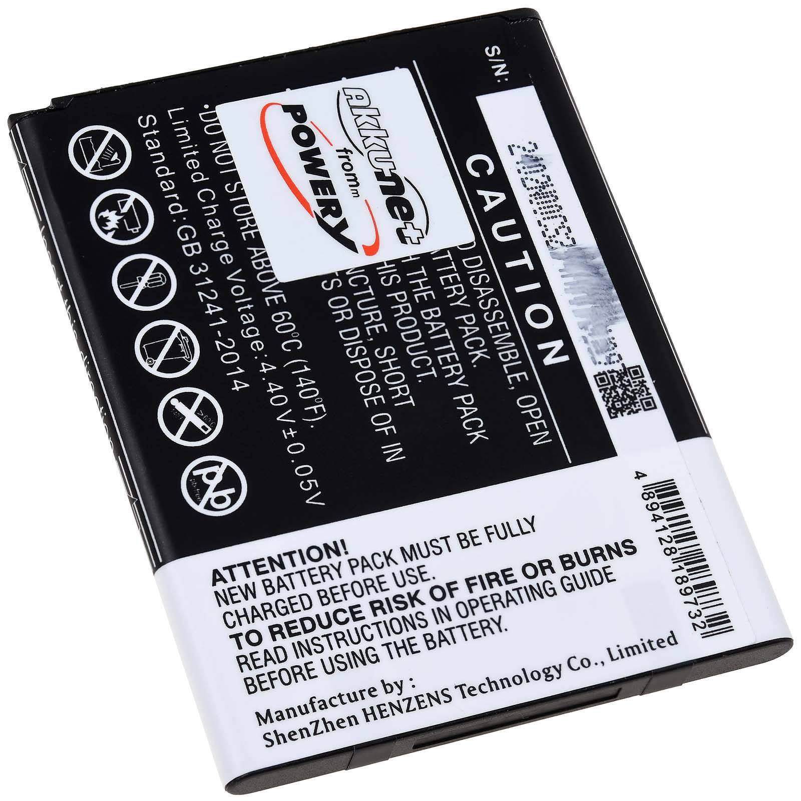 Powery Akku passend für Handy, Smartphone Samsung Galaxy XCover 5 2021, SM-G525F, Typ EB-BG525BBE, 3,85V, Li-Ion