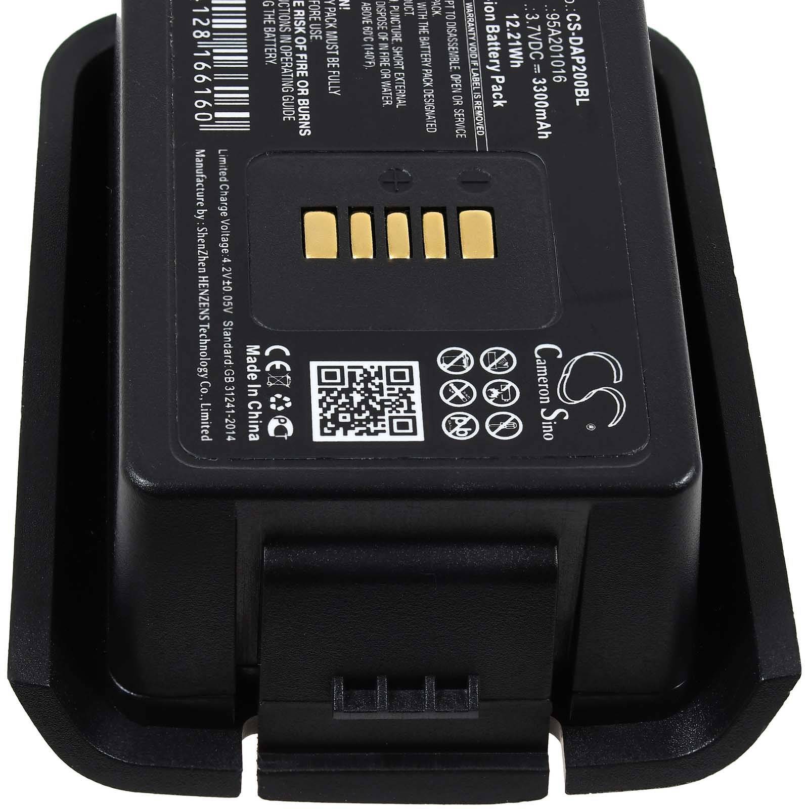 Powery Akku für Datalogic P20-1001 Barcode-Scanner, 3,7V, Li-Ion
