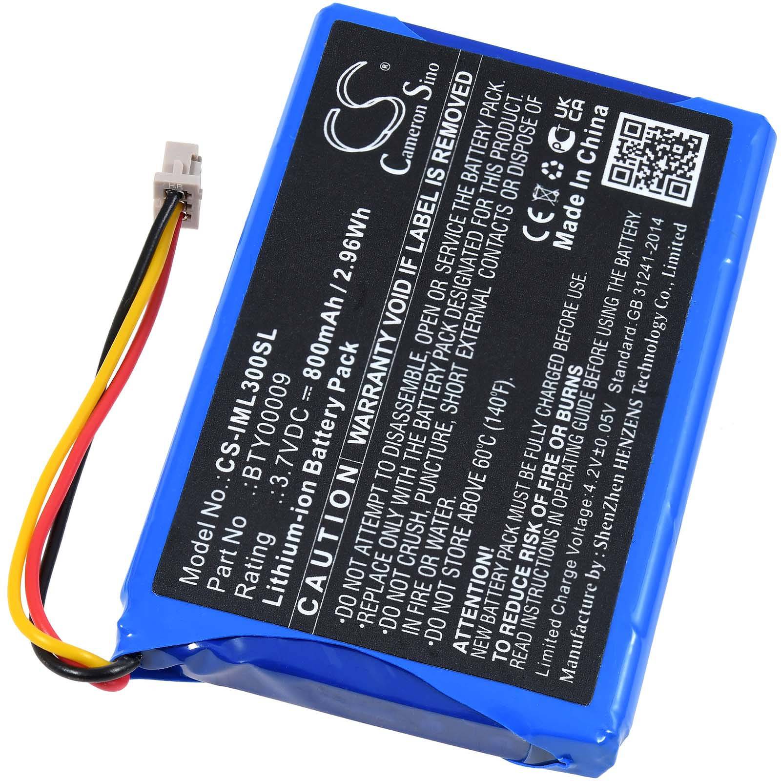 Powery Akku für Ingenico LEC-V03.00-0242 Payment-, Zahl-, Karten-Terminal, 3,7V, Li-Ion