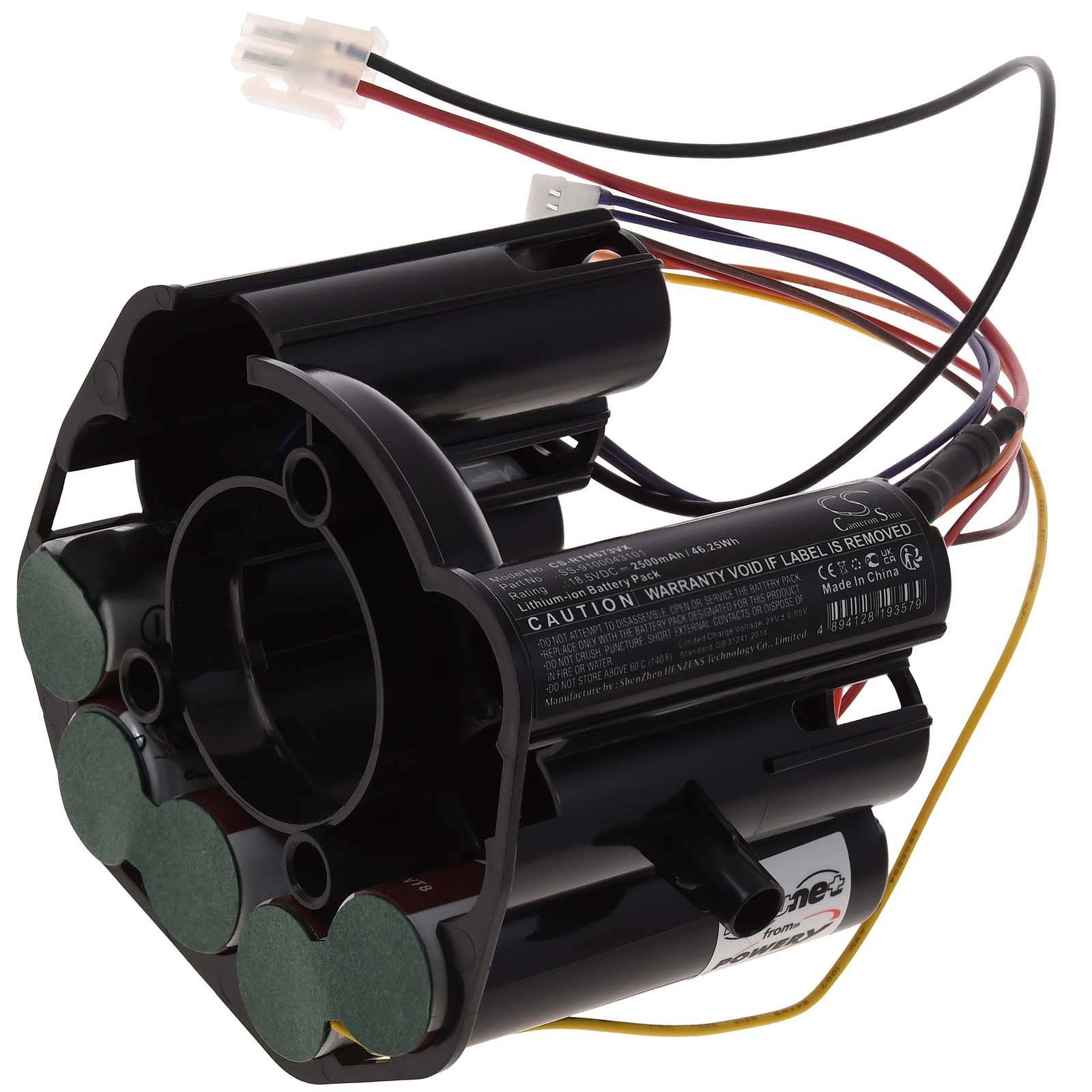 Powery Akku für Rowenta Dual Force 2 in 1 Staubsauger, 18,5V, Li-Ion